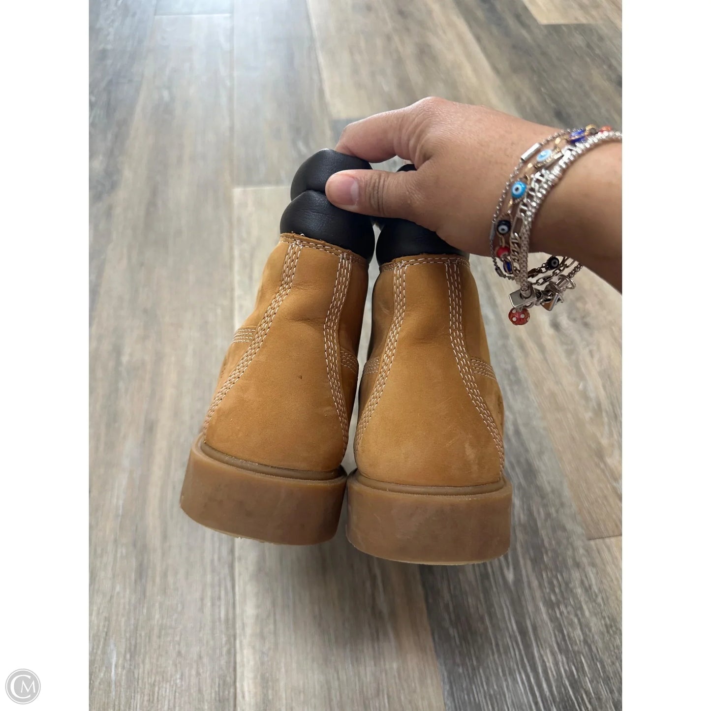 Boots Ankle Flats By Timberland In Orange, Size: 10