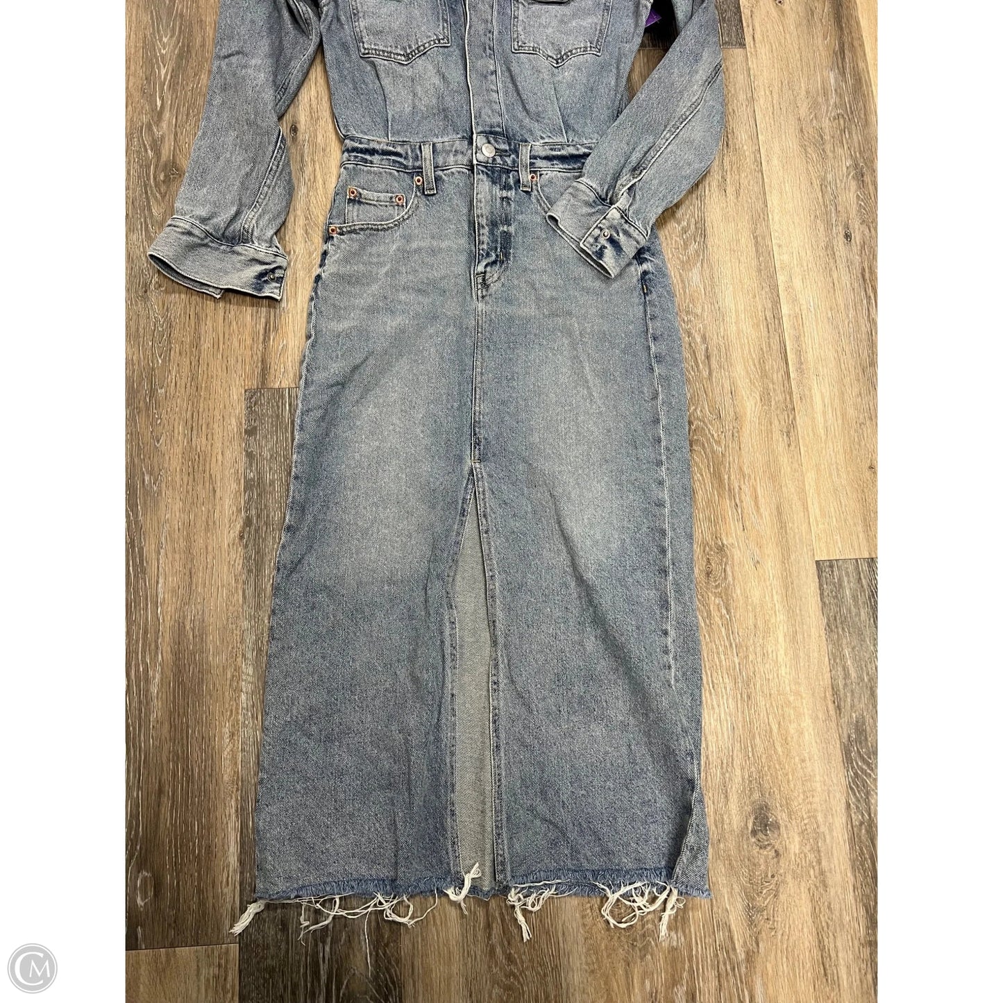 -Dress Casual Maxi By Pistola In Blue Denim, Size: Xs