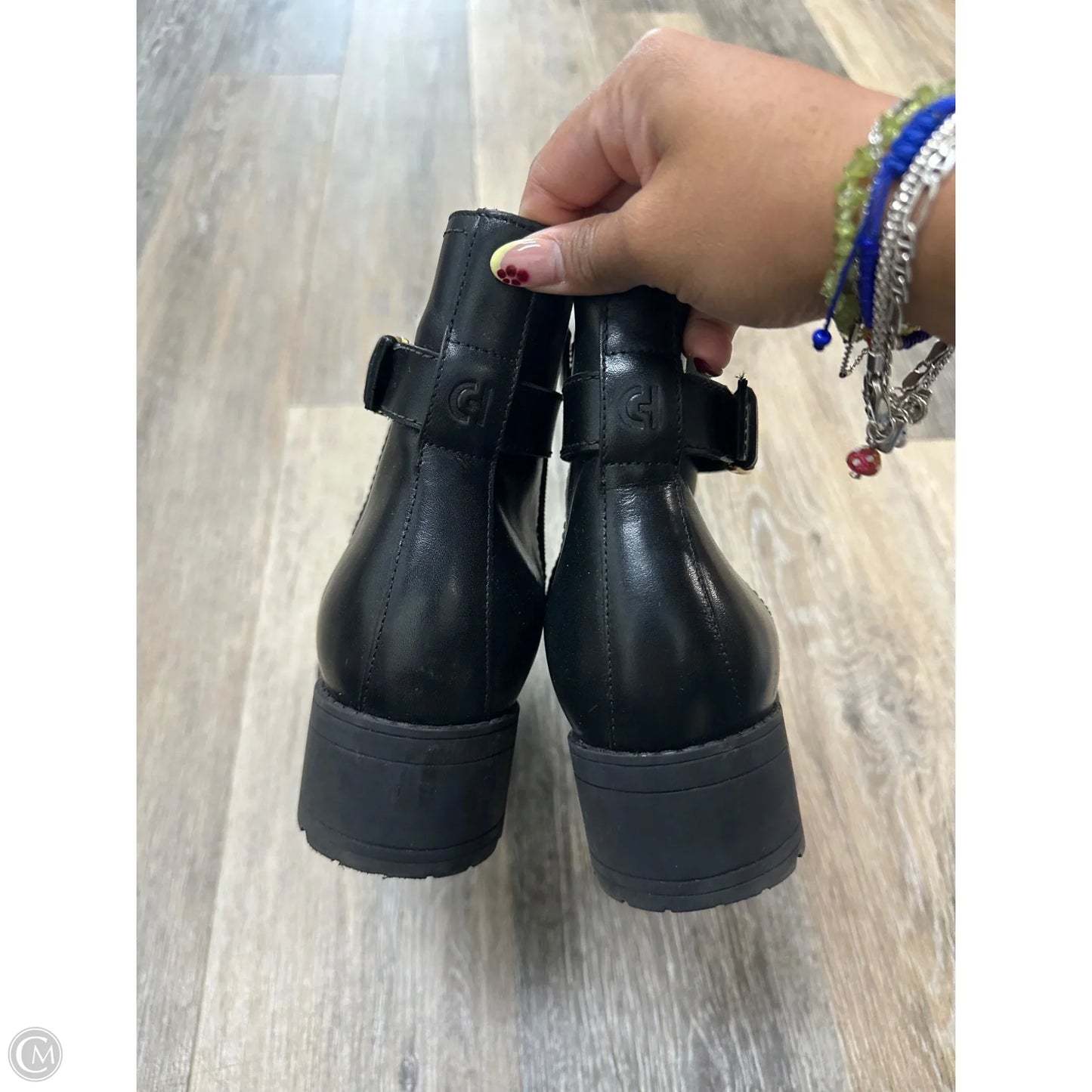 Boots Ankle Heels By Cole-haan In Black, Size: 11