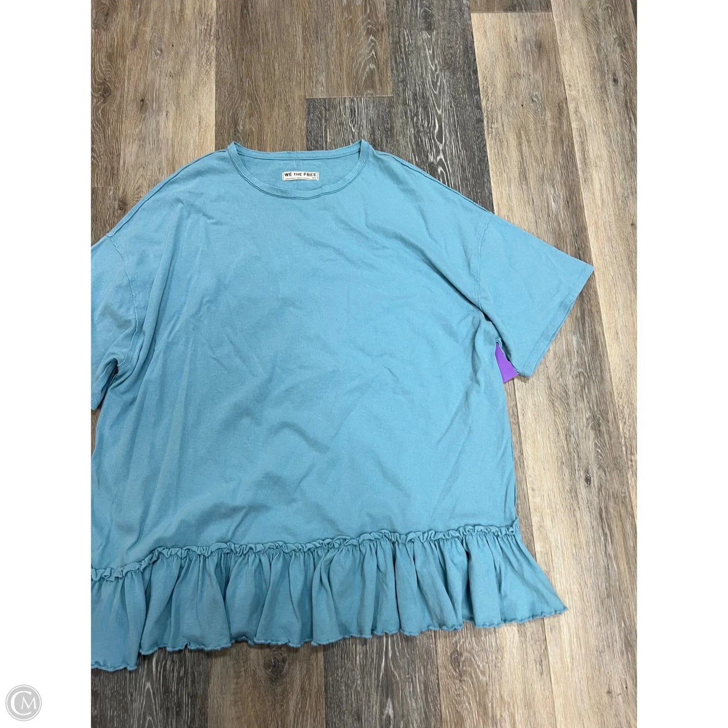 Tunic Short Sleeve By We The Free In Blue, Size: S