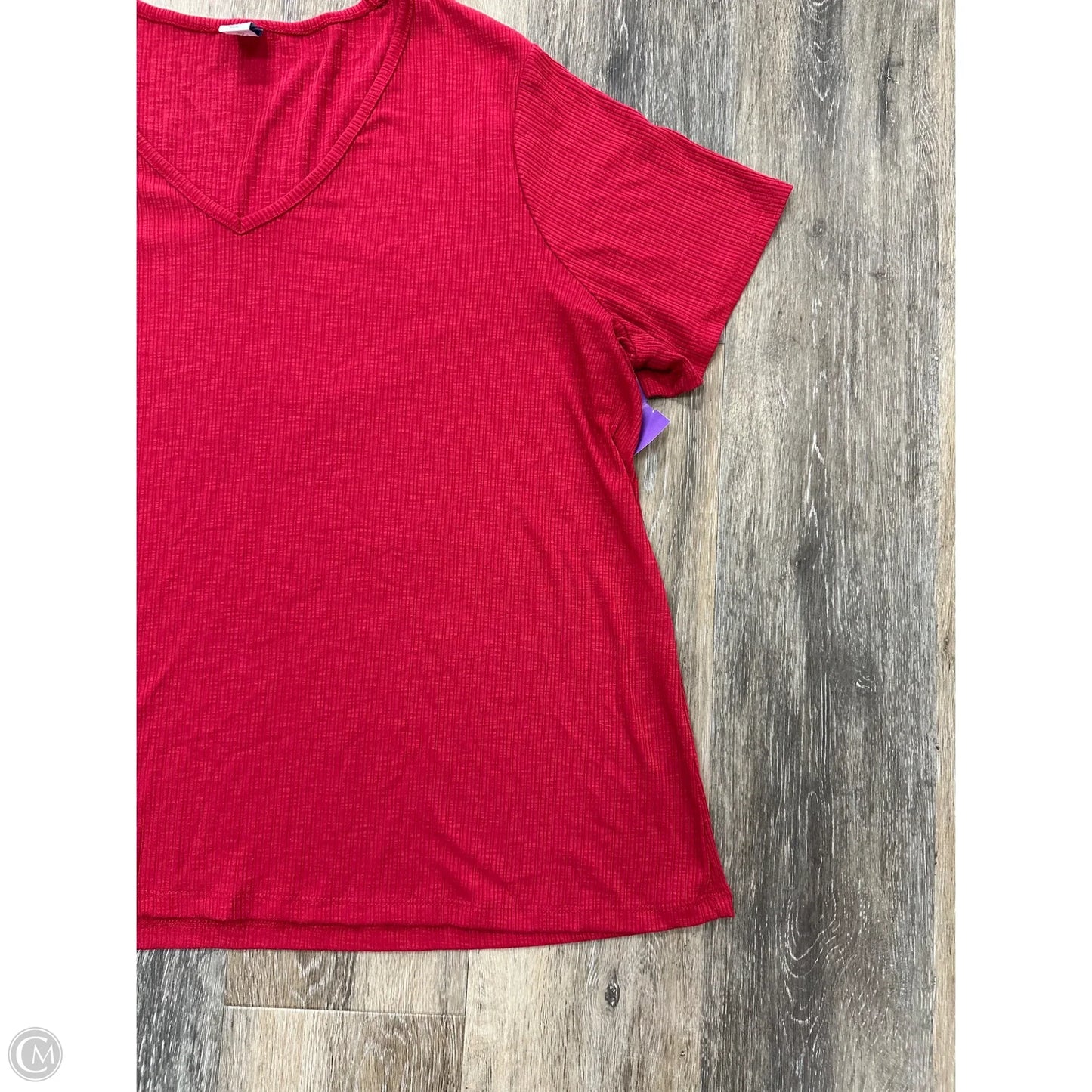Top Short Sleeve By Old Navy In Red, Size: Xl
