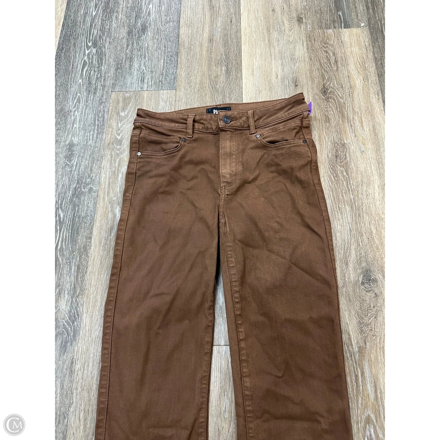 Jeans Boot Cut By Paige In Brown, Size: 4