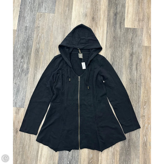 Sweatshirt Hoodie By Xcvi In Black, Size: L