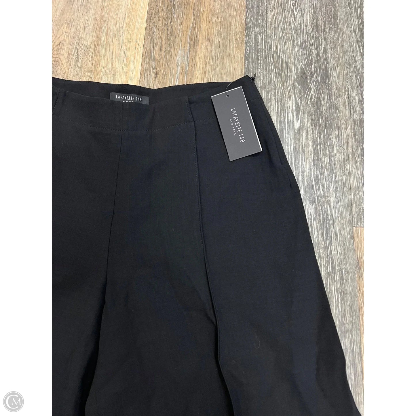 Capris Designer By Lafayette 148 In Black, Size: 4