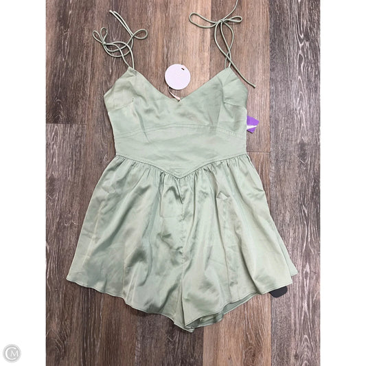 Romper By More to Come In Green, Size: S