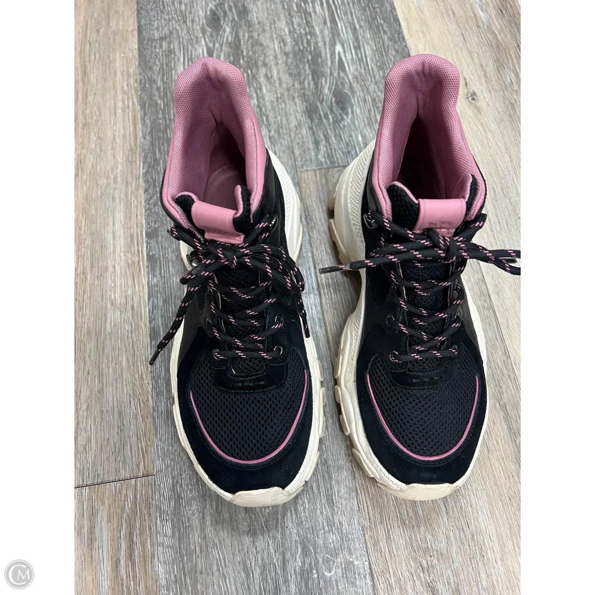 Boots Designer By Coach In Black, Size: 8.5