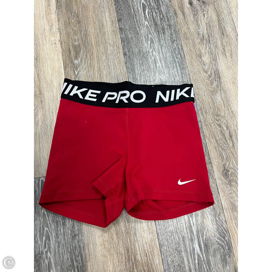 Athletic Shorts By Nike Apparel In Red, Size: S