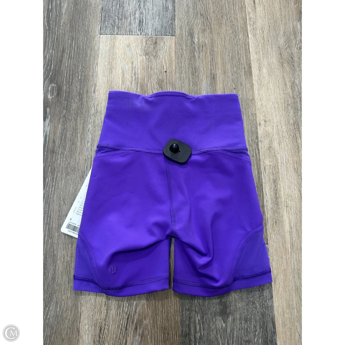 Athletic Shorts By Lululemon In Purple, Size: 0