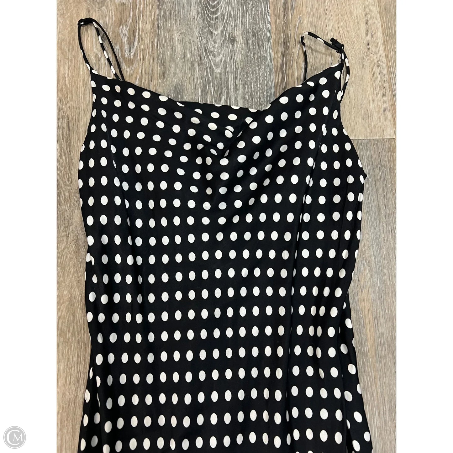 Dress Party Long By Zara In Polkadot Pattern, Size: S