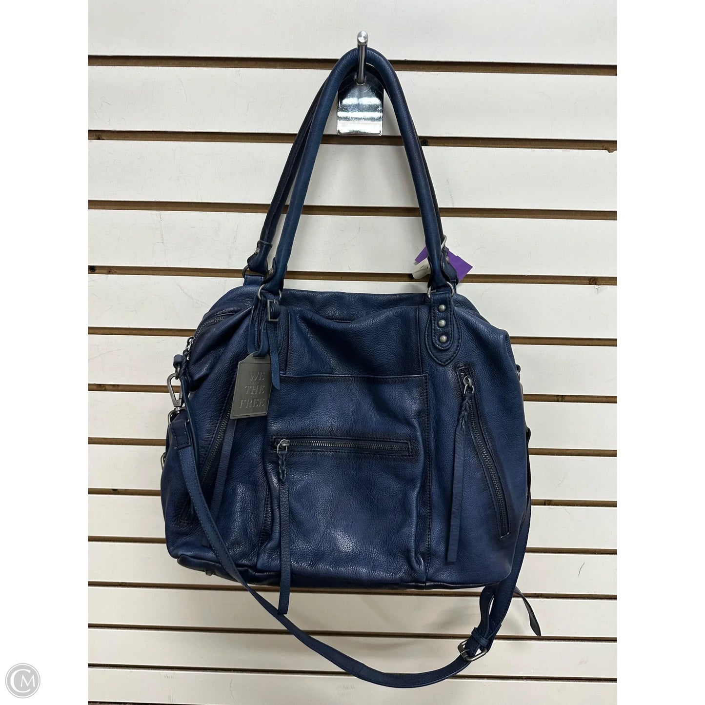 Tote Leather By Free People, Size: Large