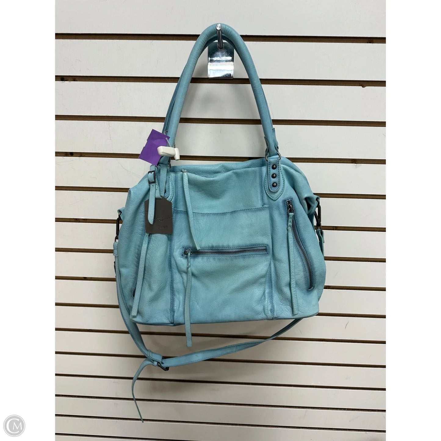 Tote Leather By Free People, Size: Large