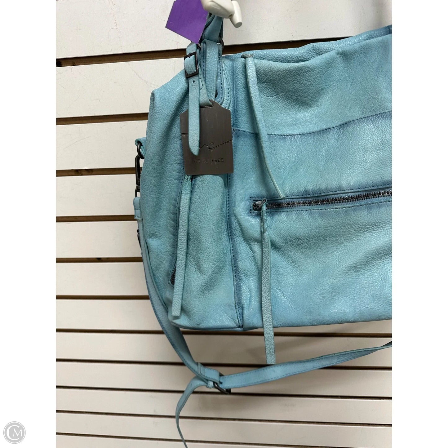 Tote Leather By Free People, Size: Large