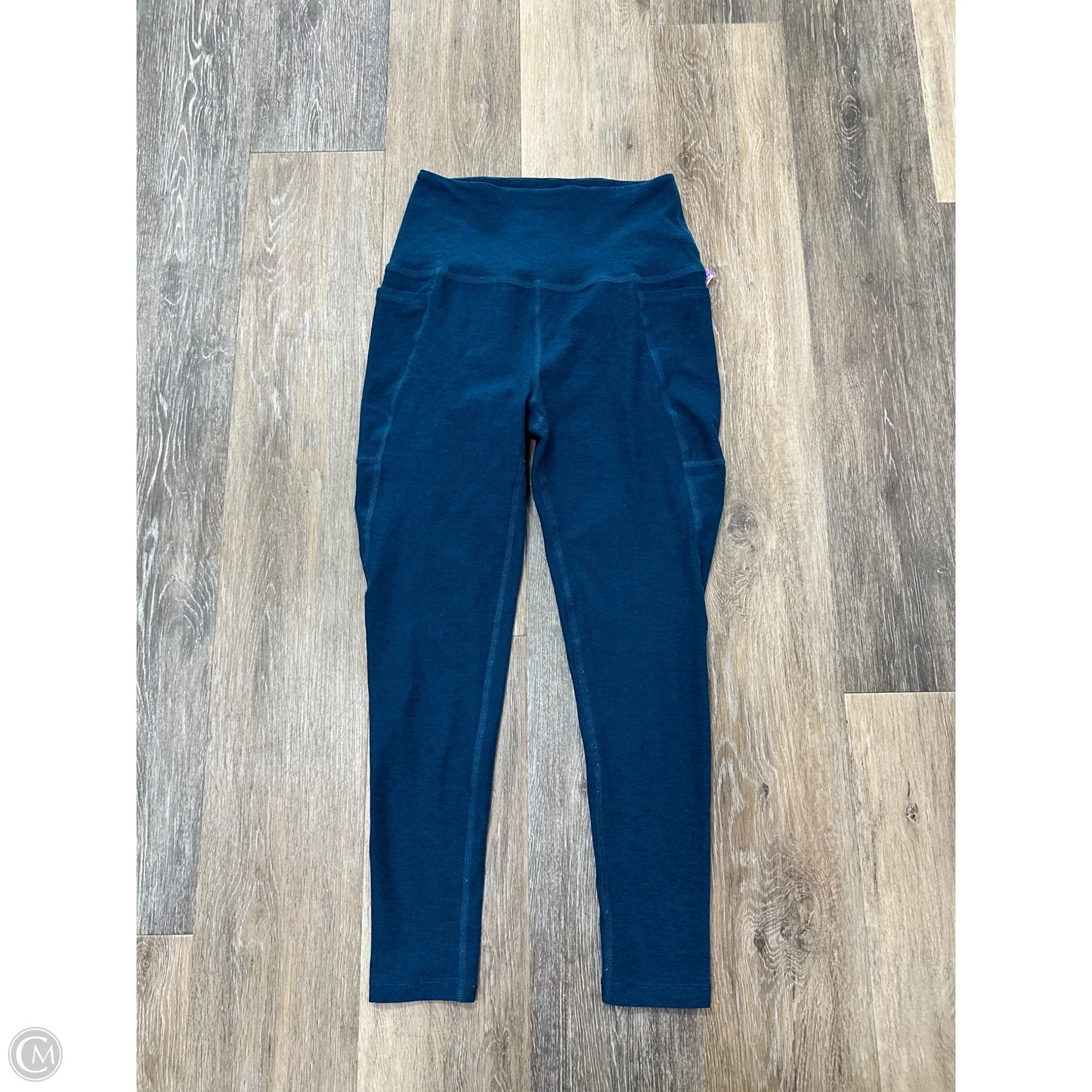 Athletic Leggings By Beyond Yoga In Blue, Size: M