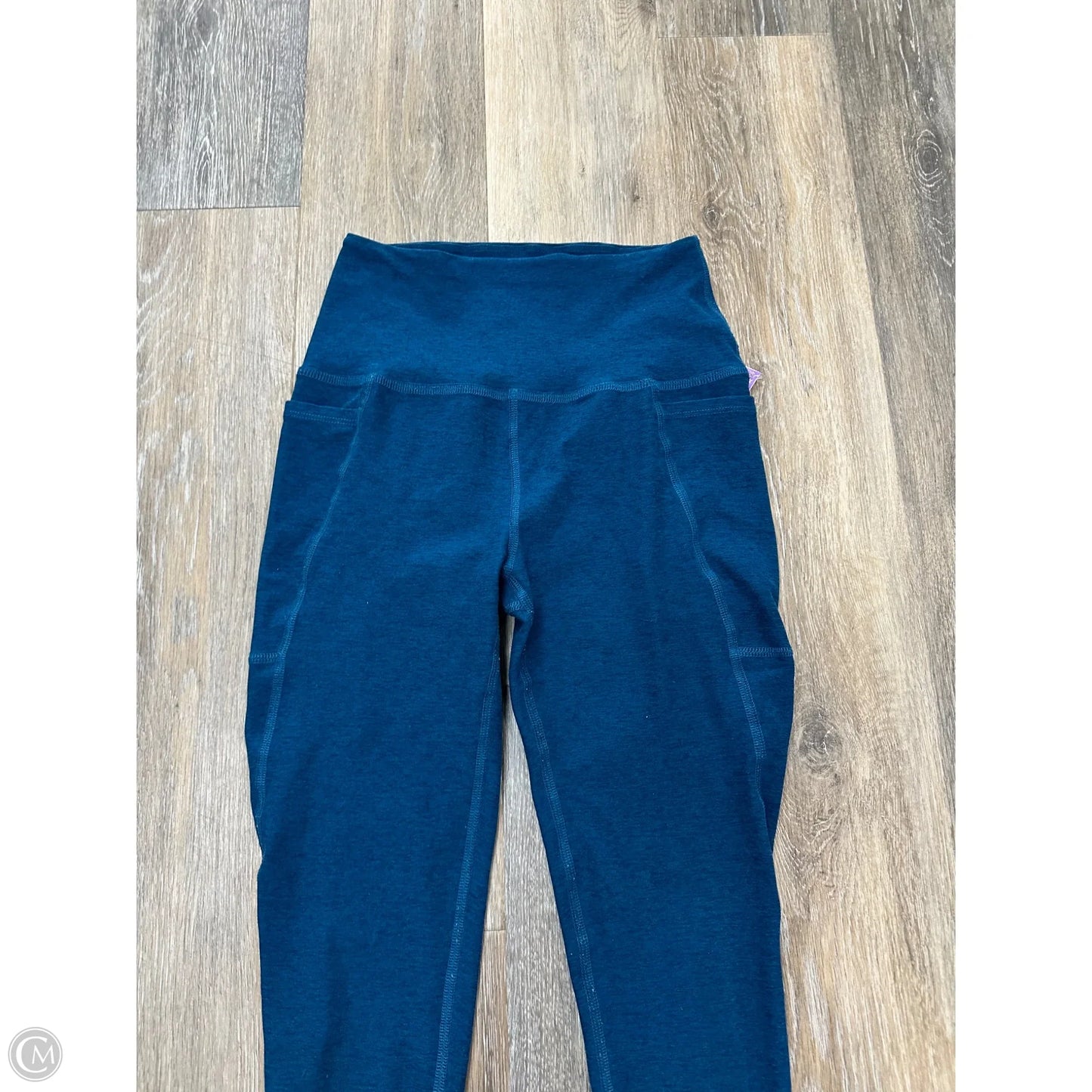 Athletic Leggings By Beyond Yoga In Blue, Size: M