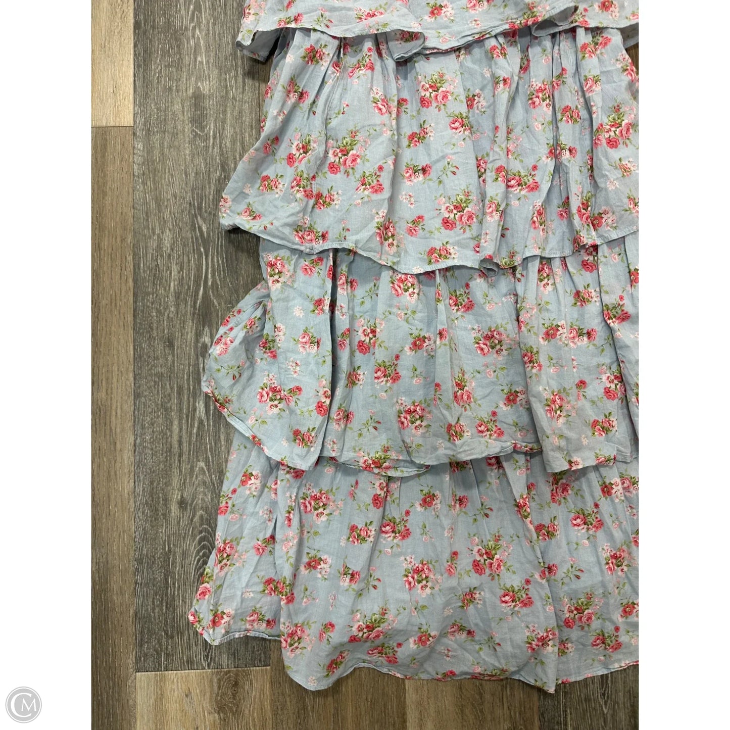 Dress Casual Maxi By Abercrombie And Fitch In Blue, Size: M