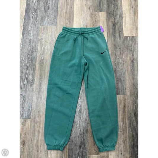 Athletic Pants By Nike Apparel In Green, Size: Xs
