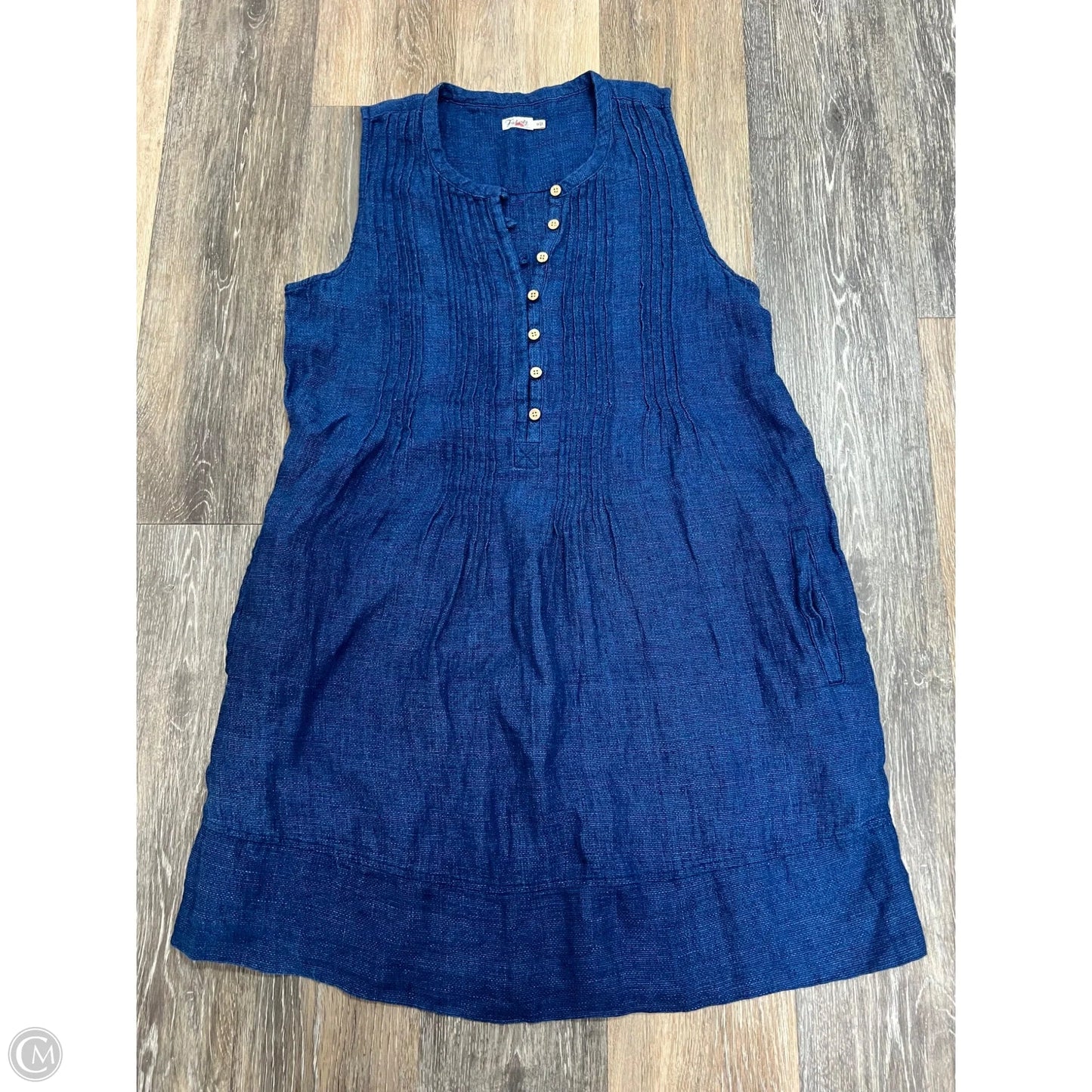 Dress Casual Short By Faherty In Blue, Size: M