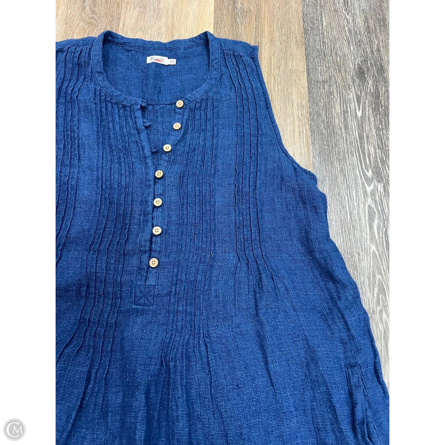 Dress Casual Short By Faherty In Blue, Size: M