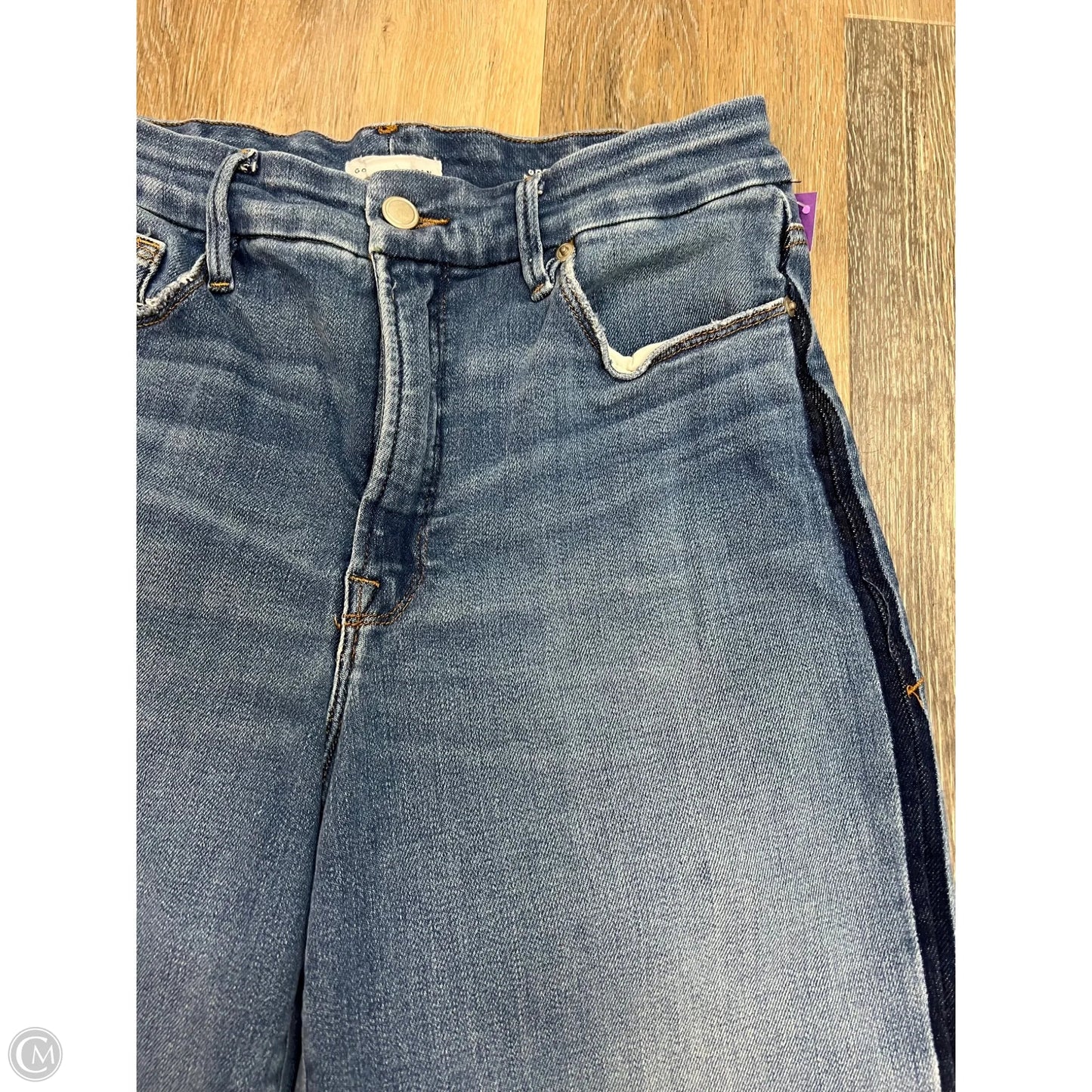Jeans Wide Leg By Good American In Blue Denim, Size: 10