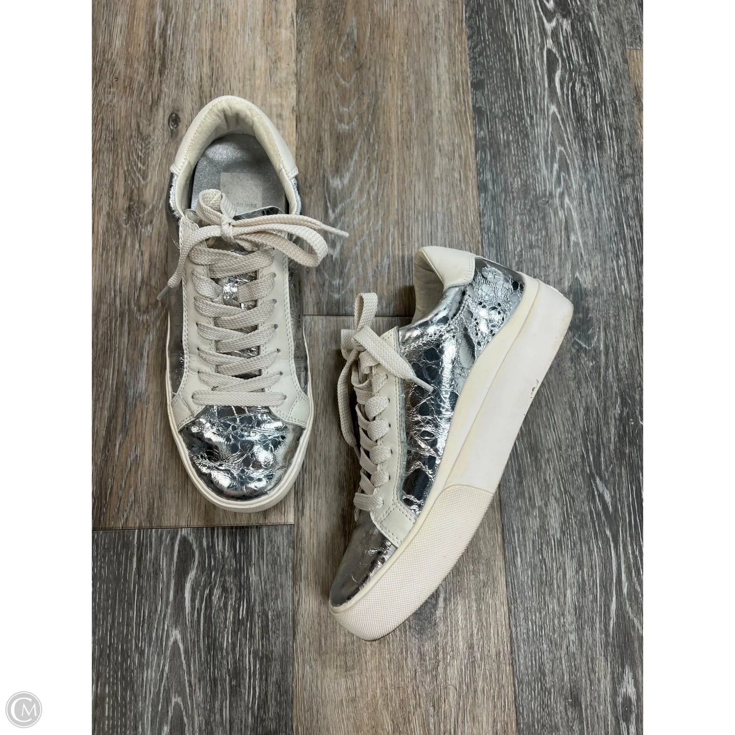 Shoes Sneakers By Dolce Vita In Silver, Size: 7.5