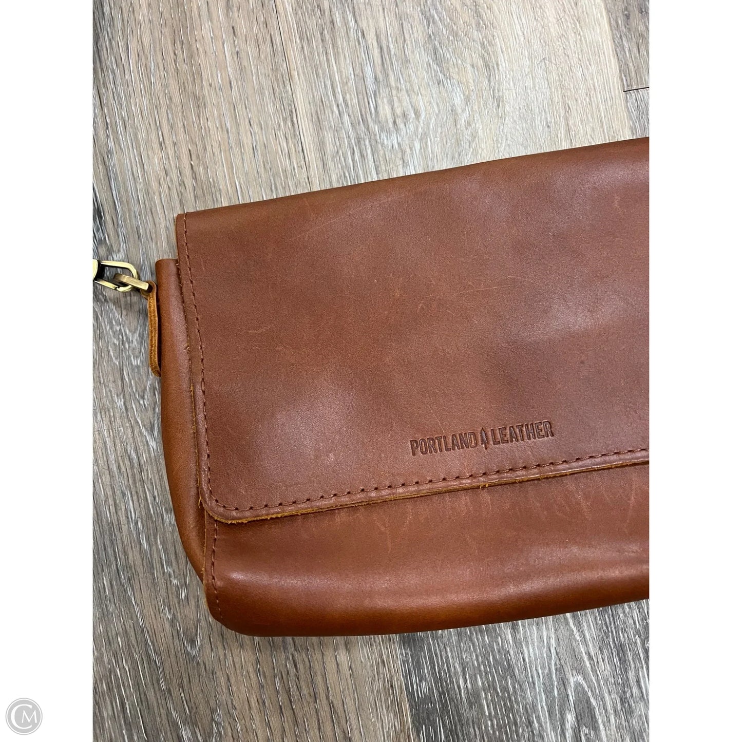 Crossbody Leather By Portland Leather, Size: Medium