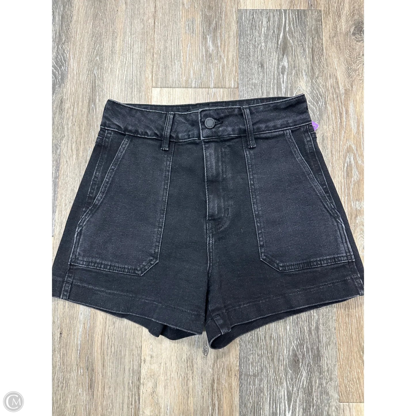 Shorts By Just Black In Black Denim, Size: S