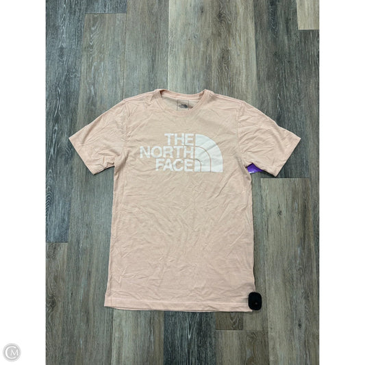 Athletic Top Short Sleeve By The North Face In Orange, Size: S