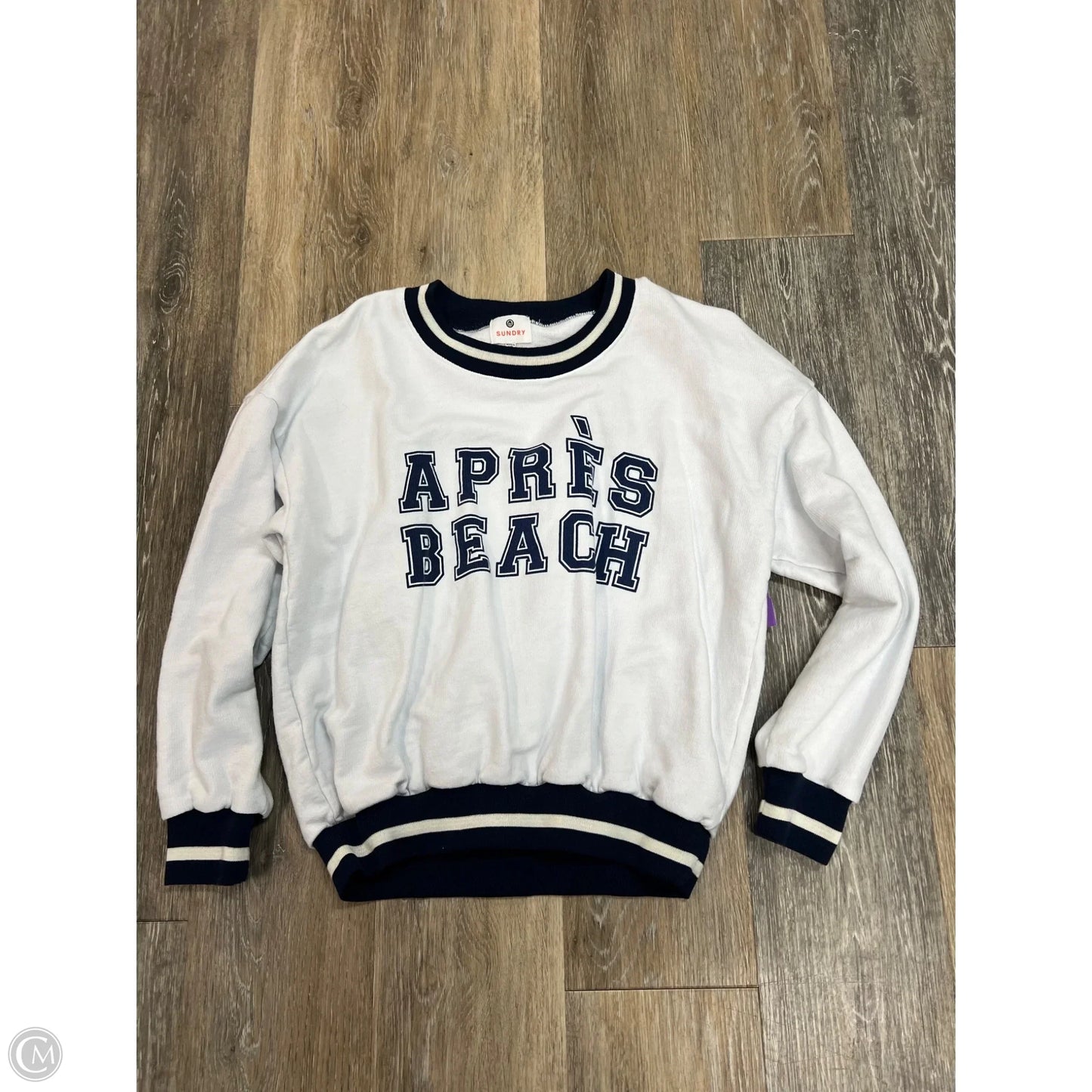 Sweatshirt Crewneck By Sundry In White, Size: Xs