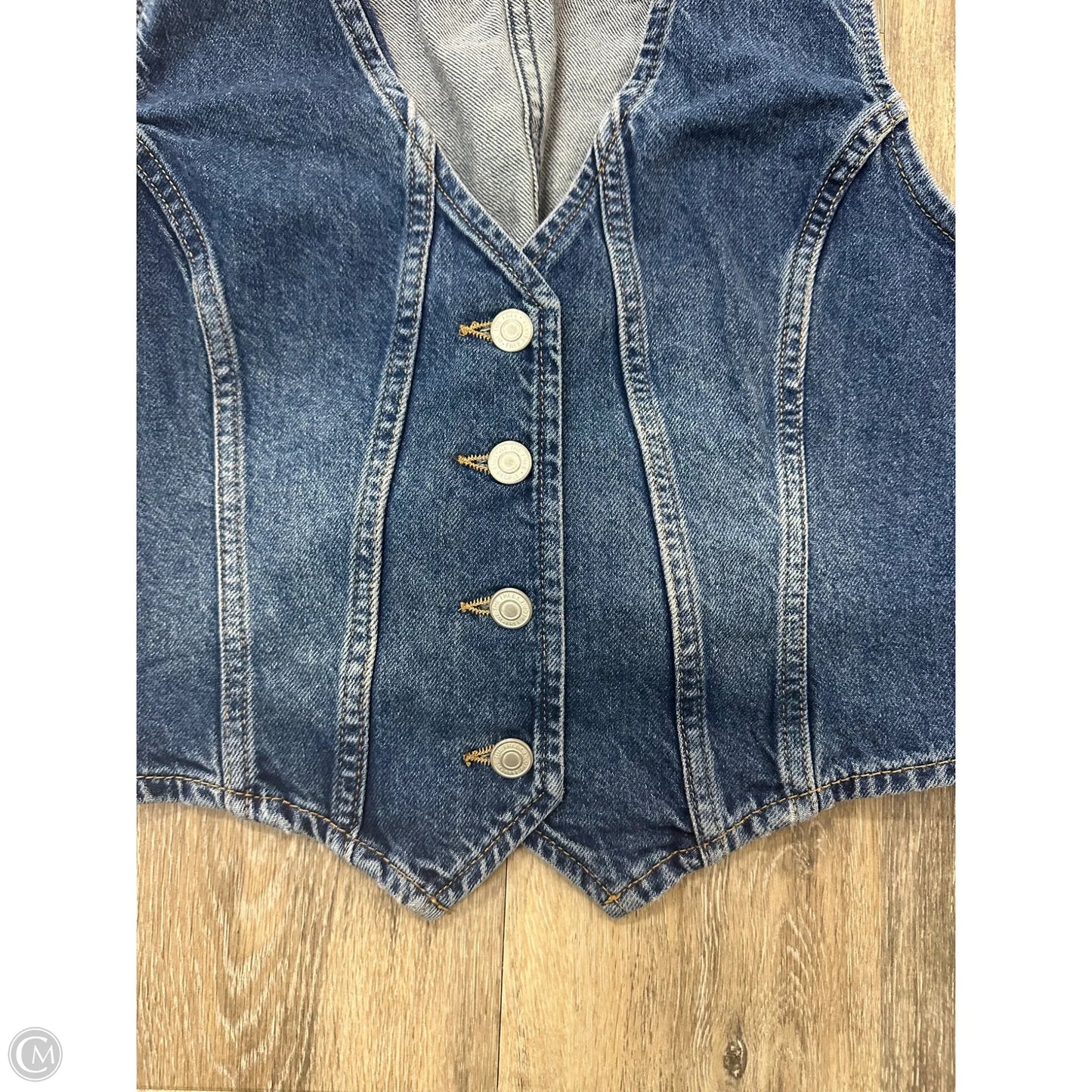 Vest Other By We The Free In Blue Denim, Size: M