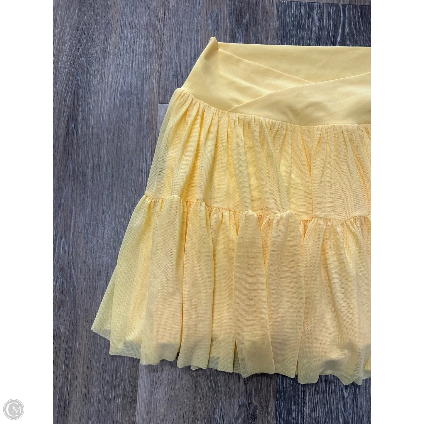 Athletic Skort By Blogilates In Yellow, Size: M