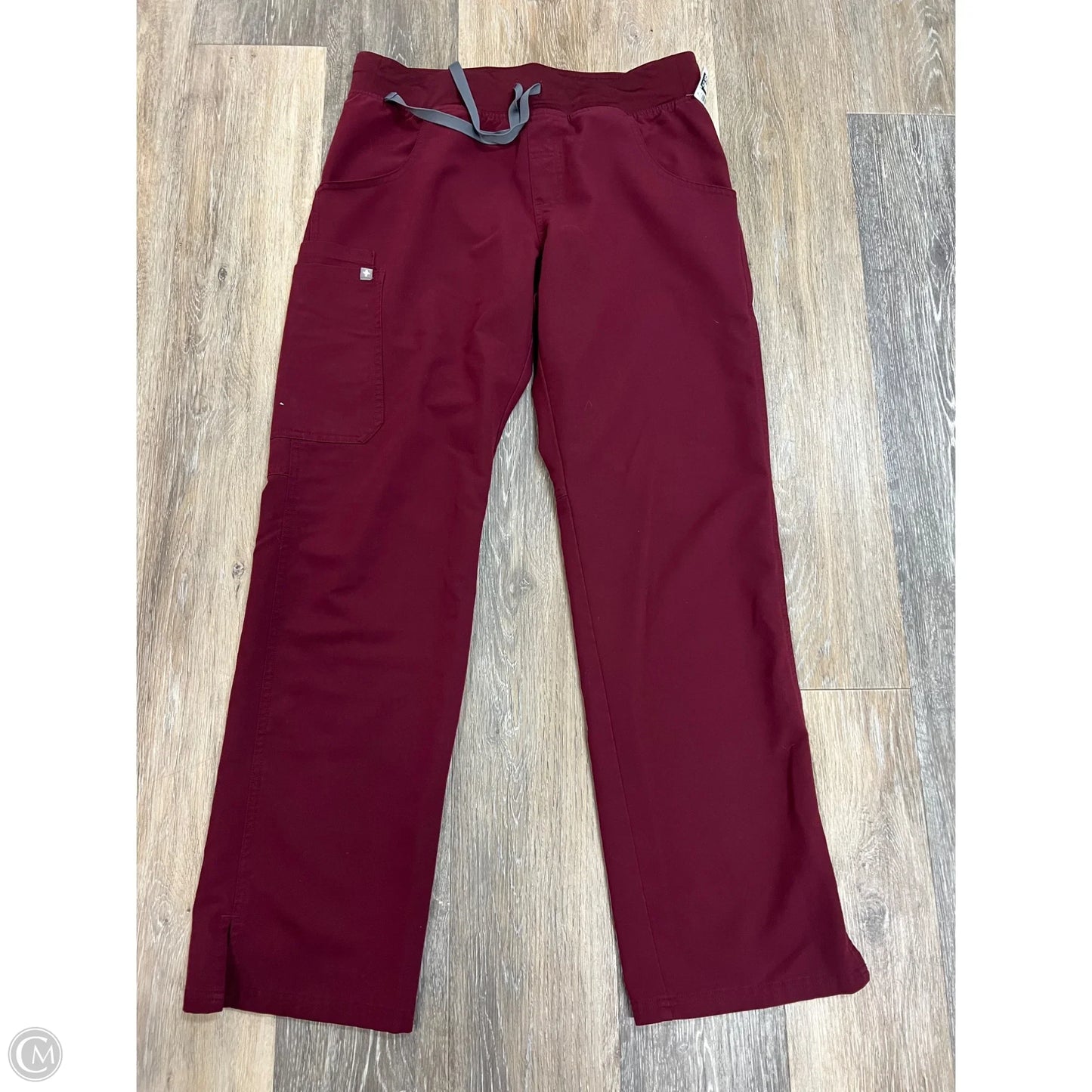 Scrub Pants By Figs In Maroon, Size: M