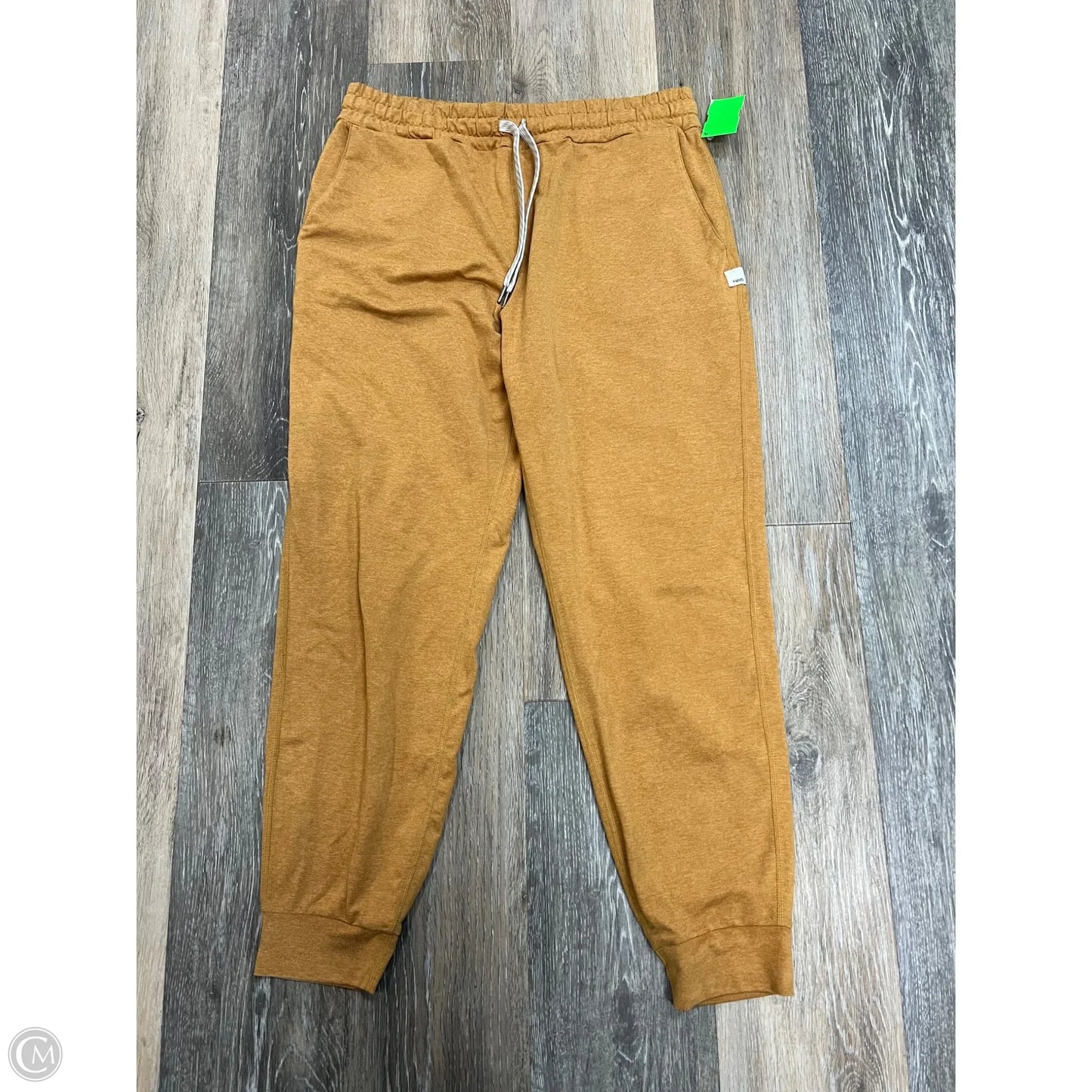 Athletic Pants By Vuori In Yellow, Size: S