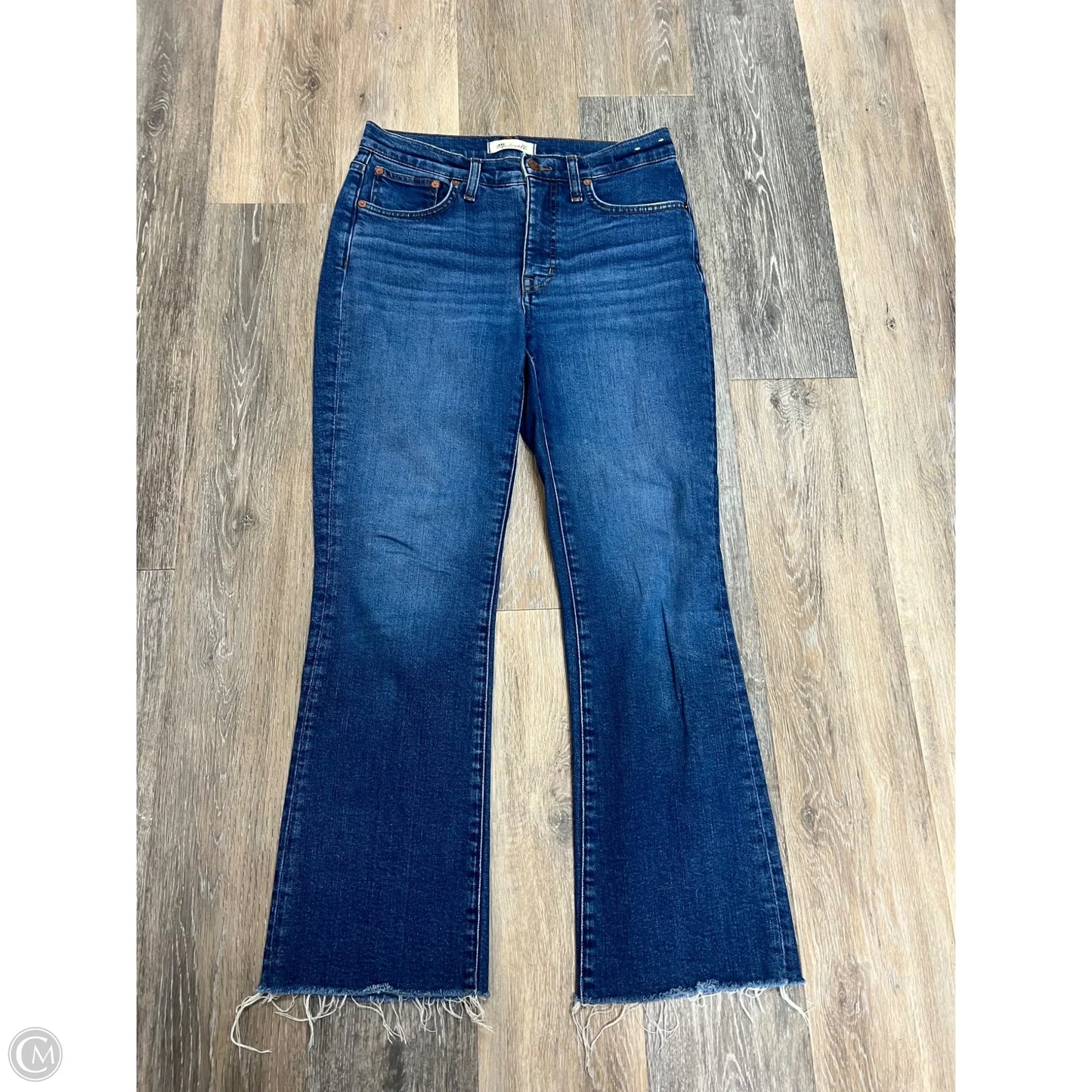 Jeans Boot Cut By Madewell In Blue Denim, Size: 4/27