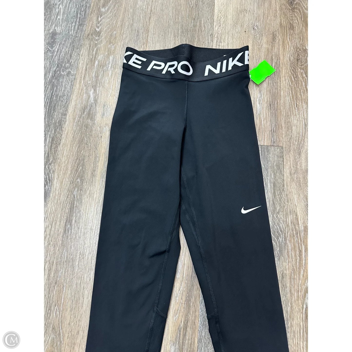 Athletic Leggings By Nike Apparel In Black, Size: Xs
