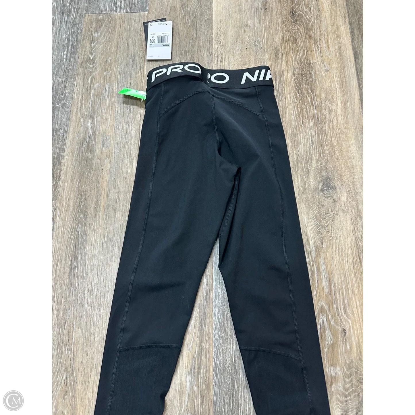 Athletic Leggings By Nike Apparel In Black, Size: Xs
