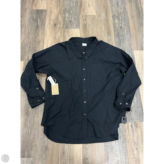 Blouse Long Sleeve By Wilfred In Black, Size: L