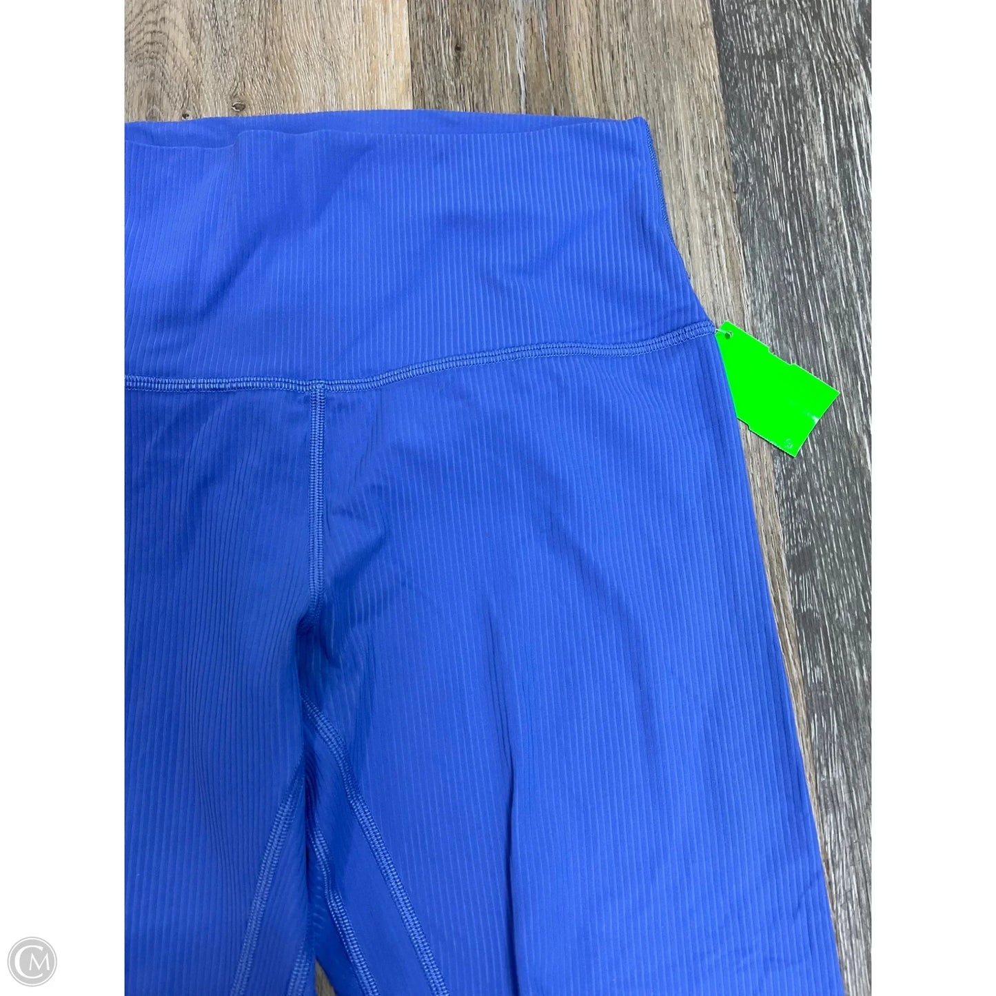 Athletic Leggings By Lululemon In Blue, Size: 8