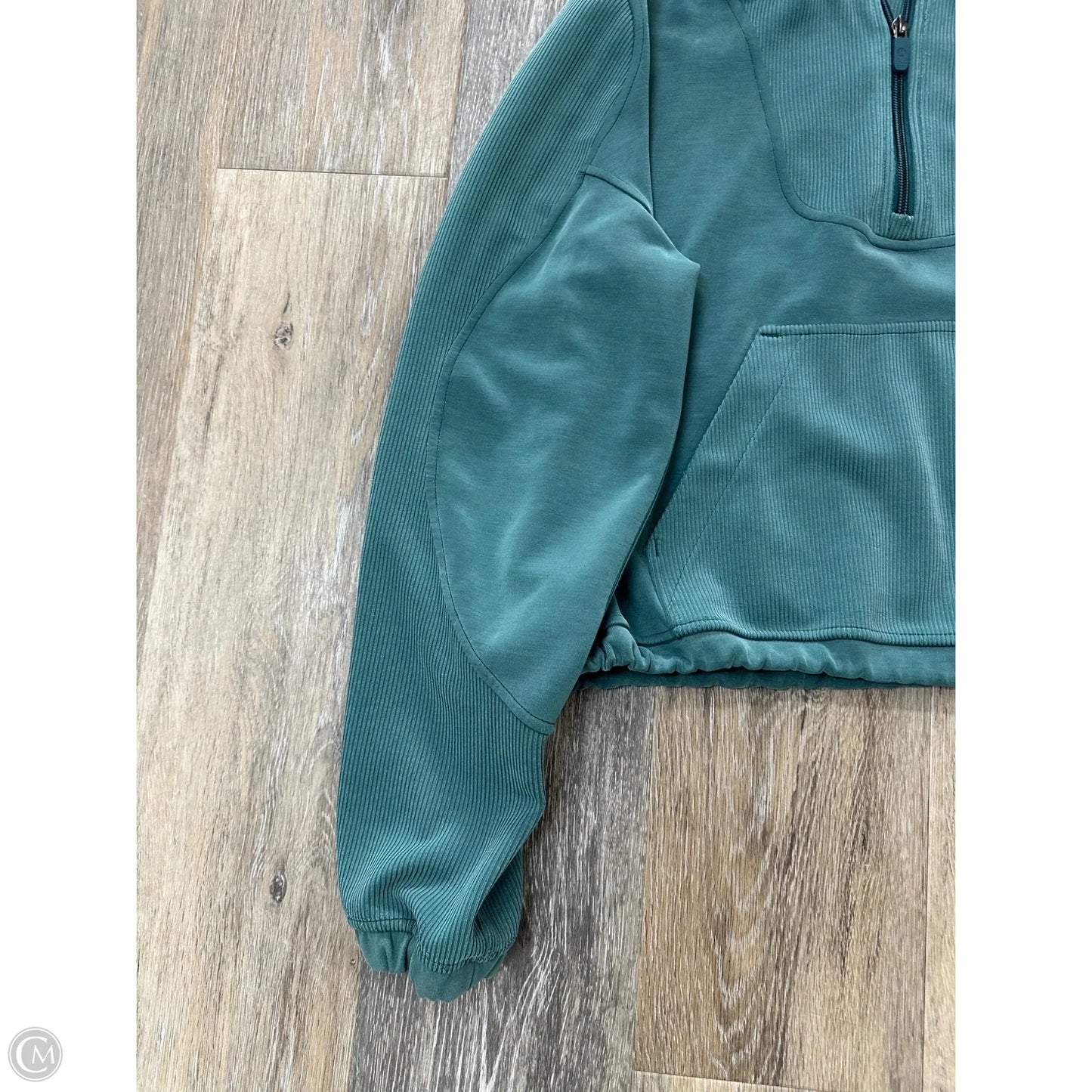 Athletic Sweatshirt Collar By Lululemon In Green, Size: 6