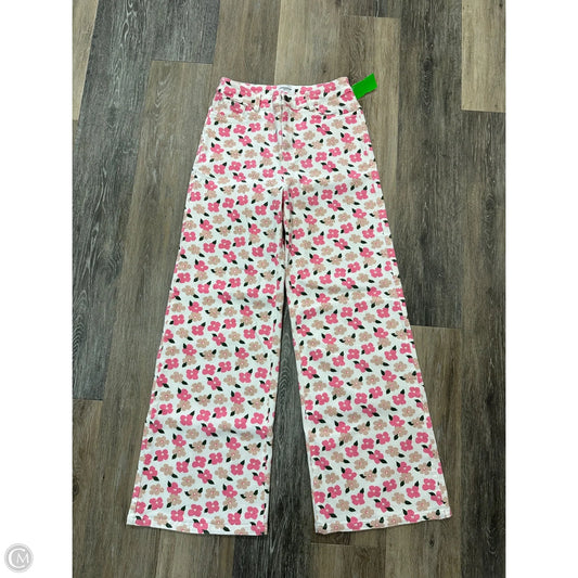 Pants Wide Leg By Anniewear In Floral Print, Size: S