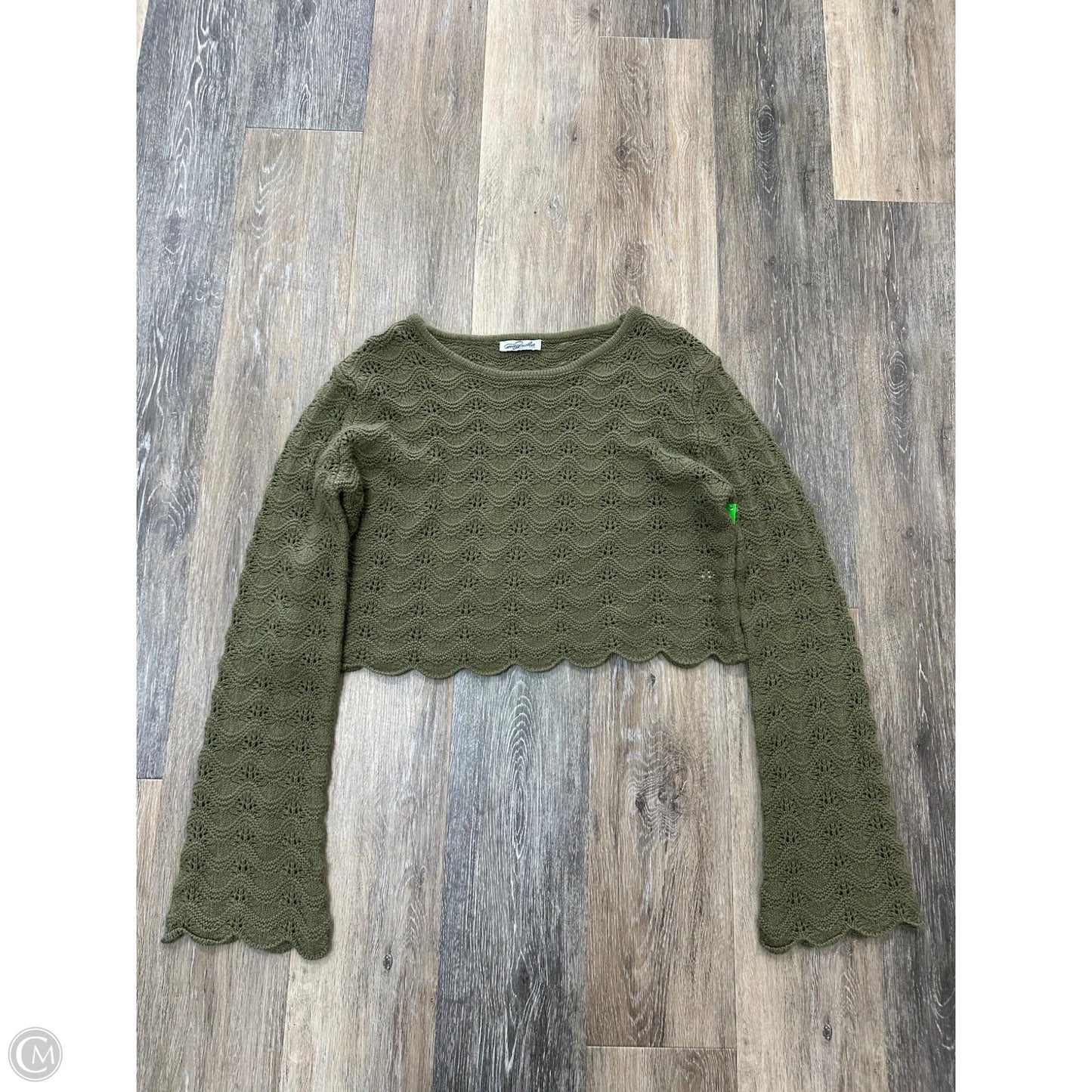 Sweater By Magnolia In Green, Size: S
