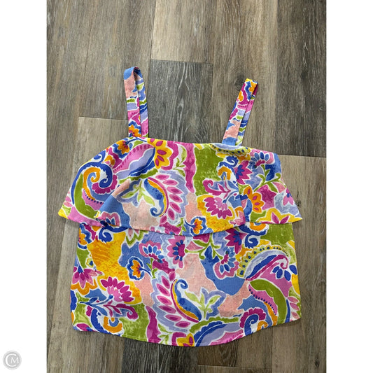 Top Sleeveless By Andthewhy In Multi-colored, Size: S