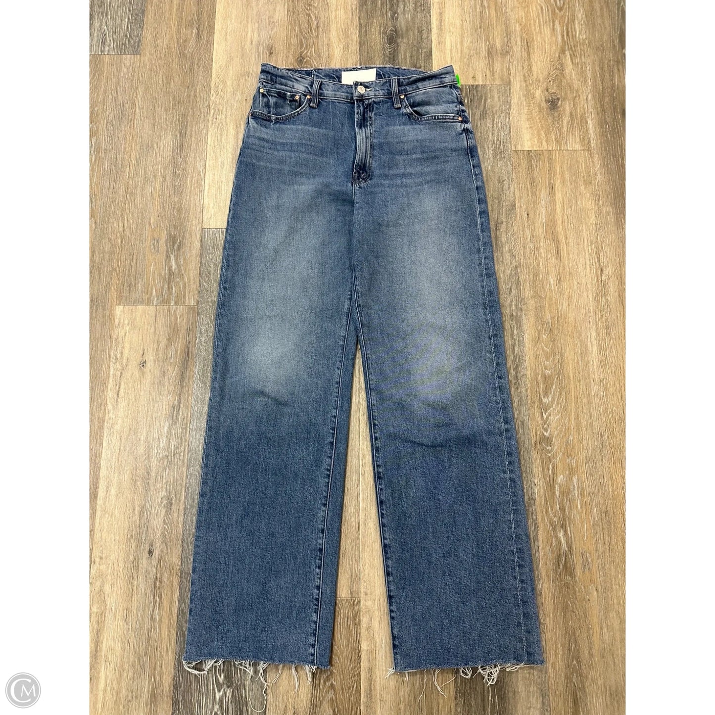 Jeans Wide Leg By Mother In Blue Denim, Size: 6