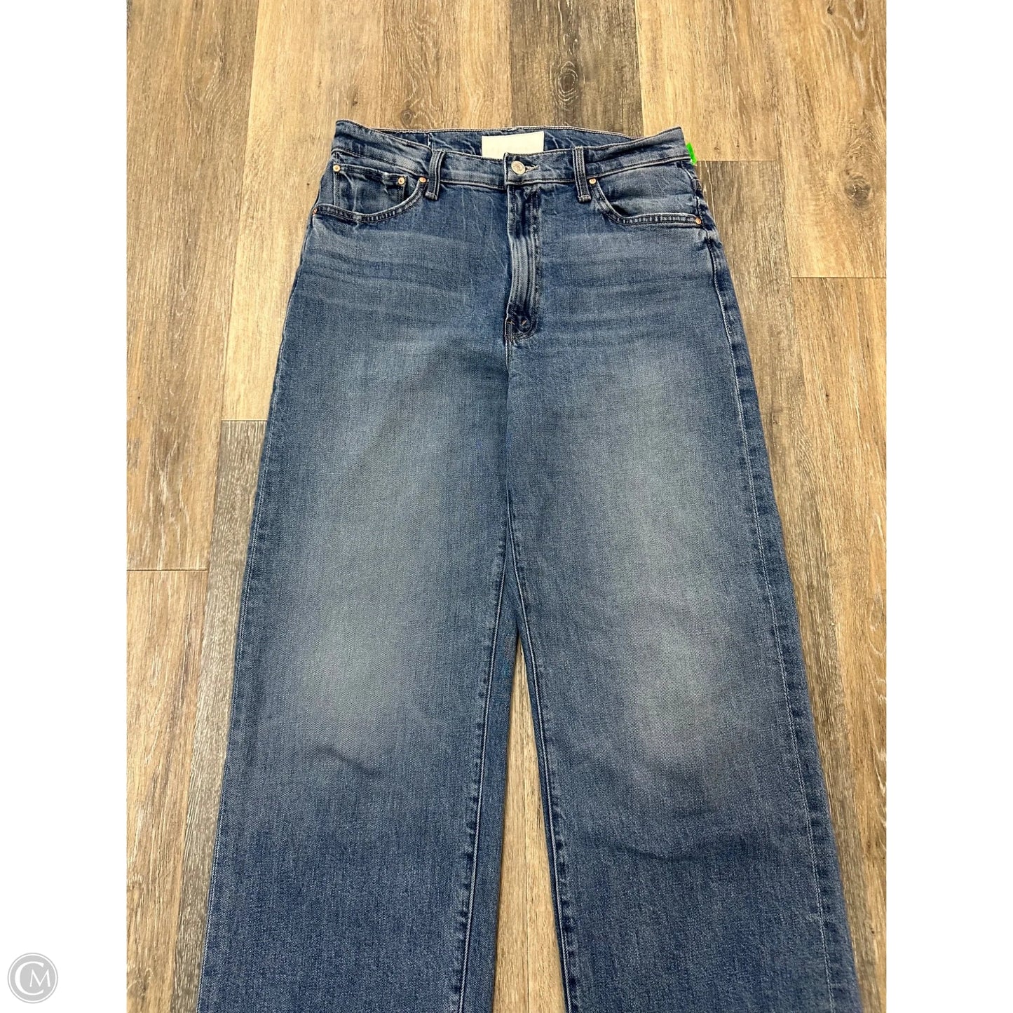 Jeans Wide Leg By Mother In Blue Denim, Size: 6