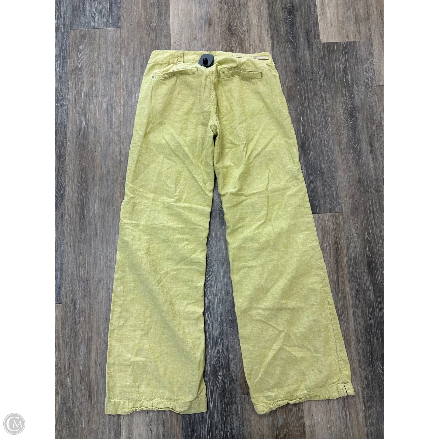 Pants Linen By Pilcro In Green, Size: 4