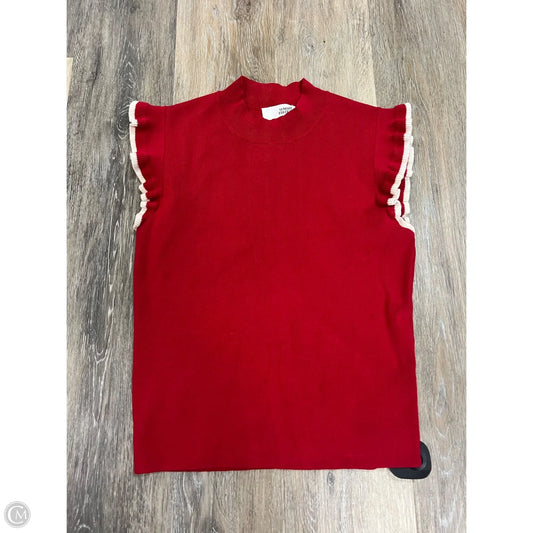 -Sweater Short Sleeve By Sunday Edition In Red, Size: S