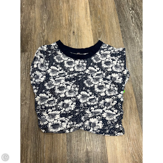 Athletic Top Short Sleeve By Free People In Blue, Size: M