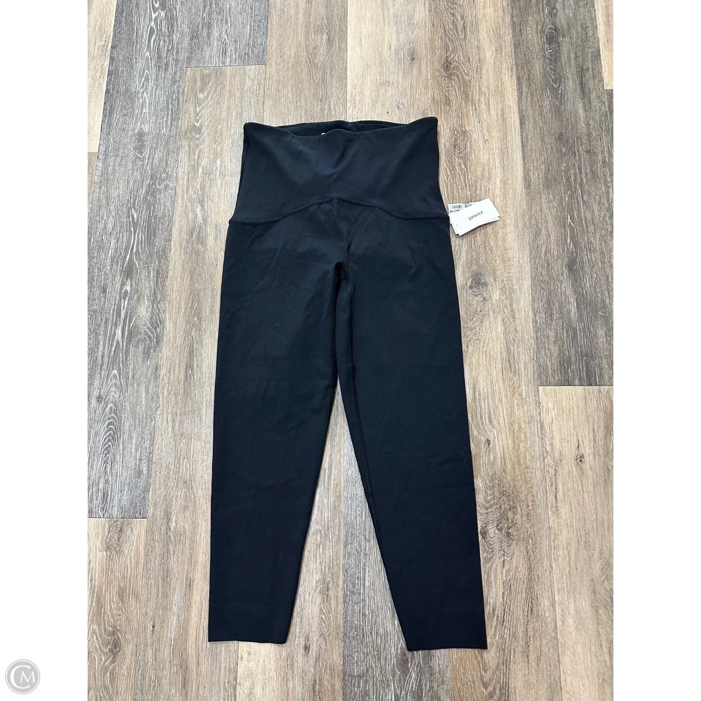 Athletic Leggings By Spanx In Black, Size: L
