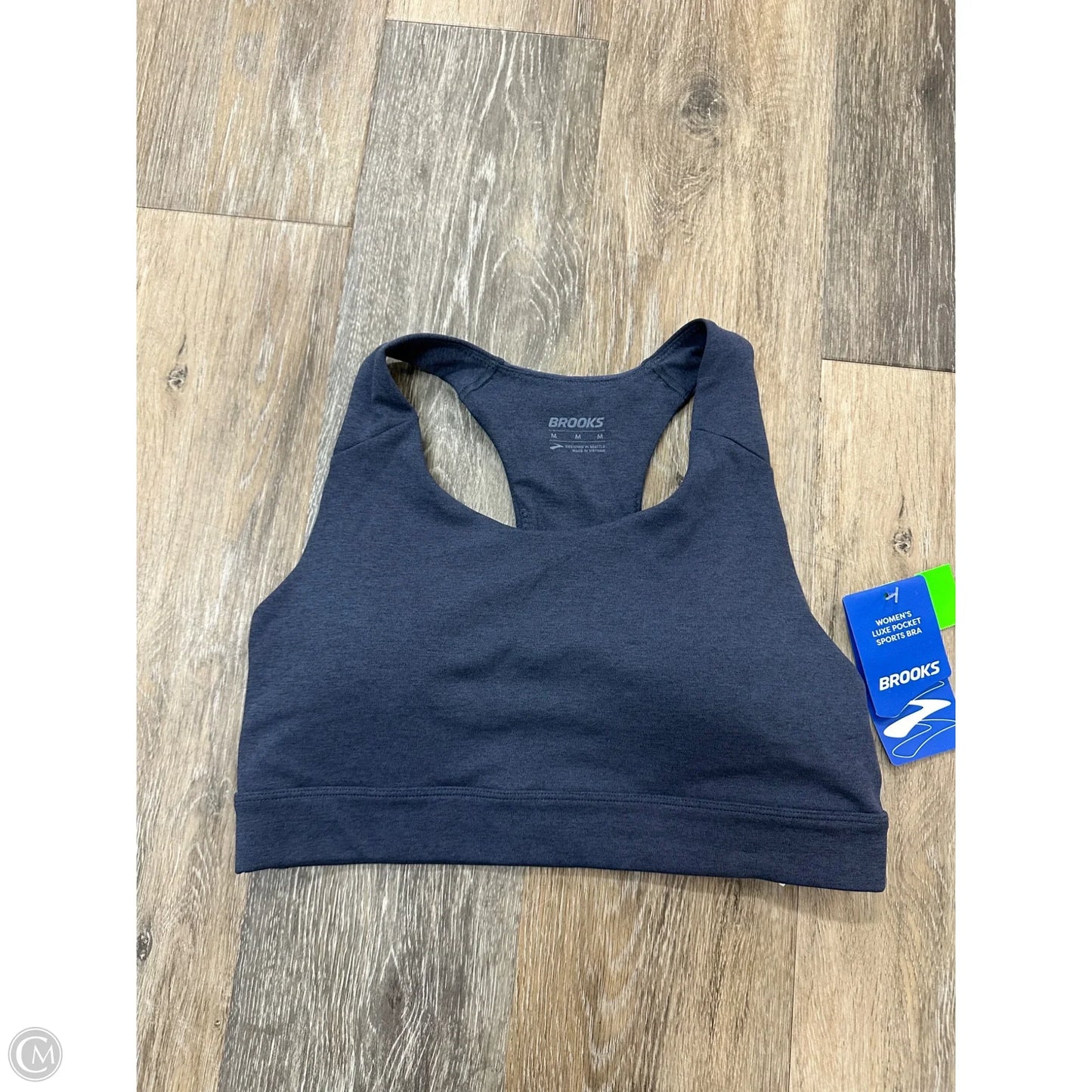Athletic Bra By Brooks In Blue, Size: M