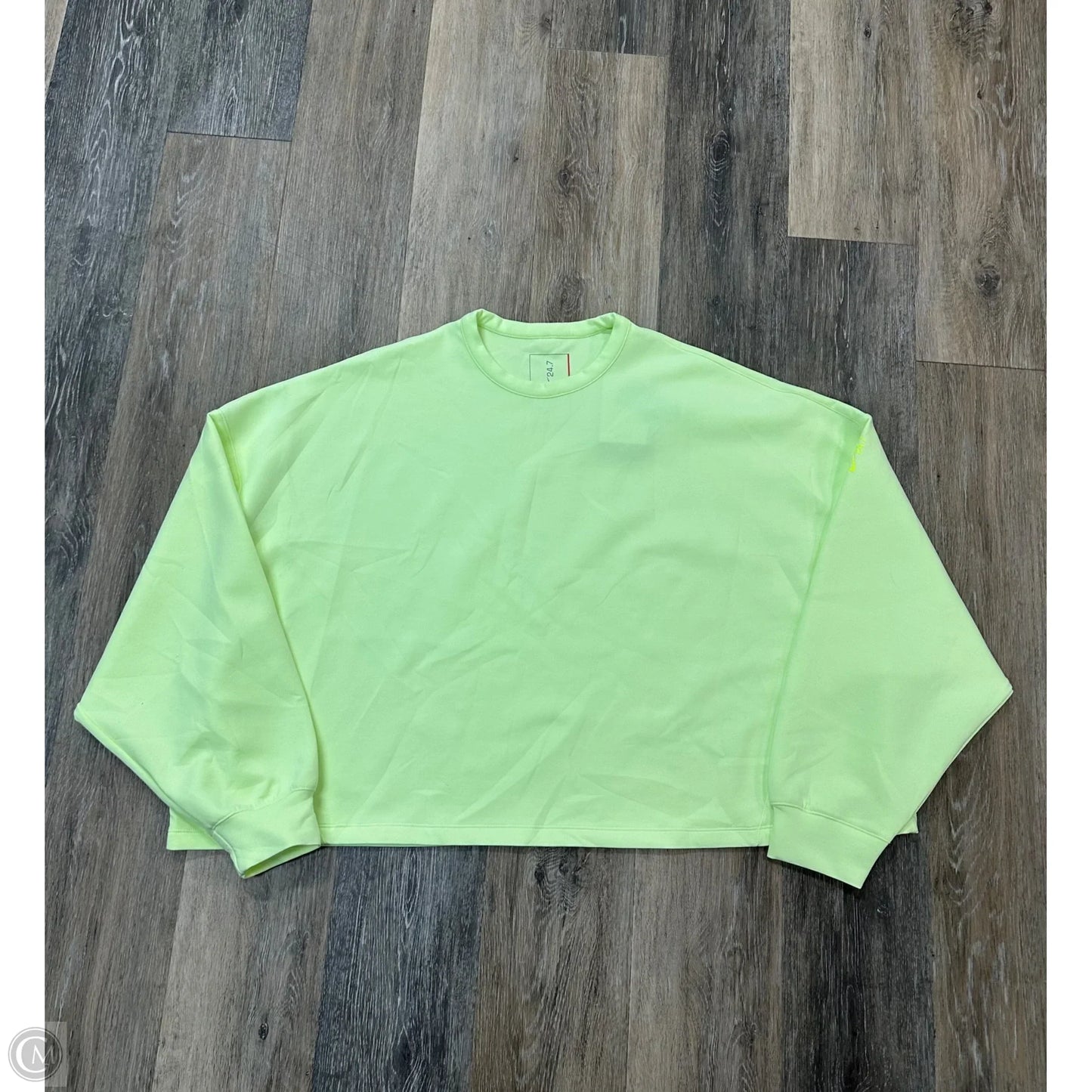 Athletic Sweatshirt Crewneck By Nike Apparel In Green, Size: L