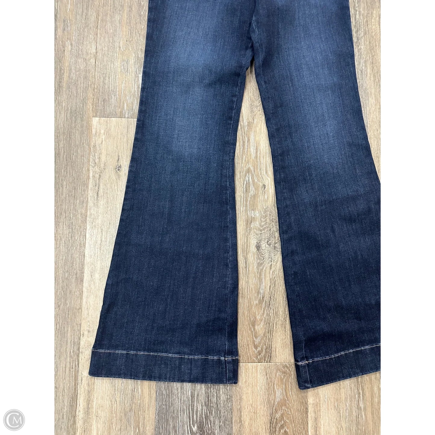 Jeans Boot Cut By Wrangler In Blue Denim, Size: 12
